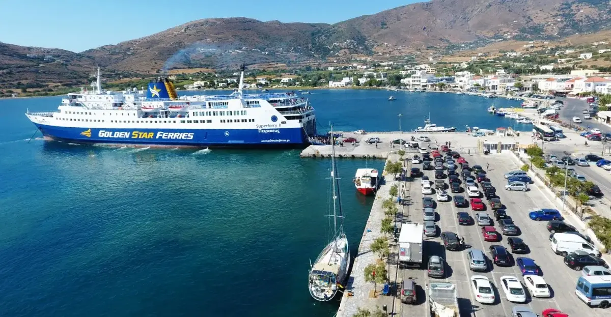 Färjedestination: Andros