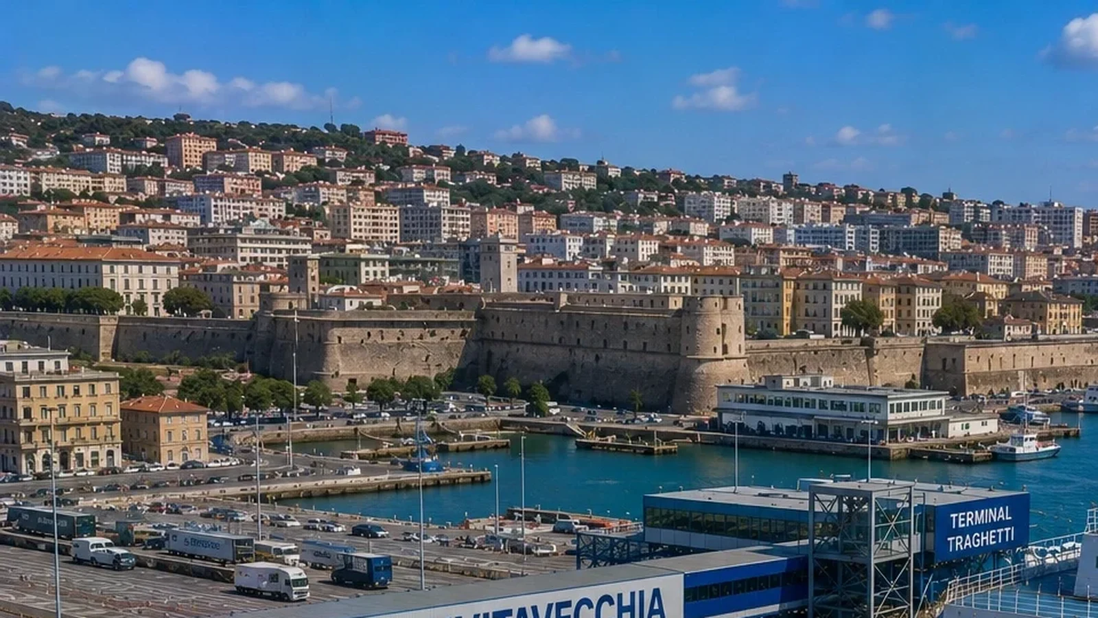 Färjeresa och hamninformation för Civitavecchia–Palermo