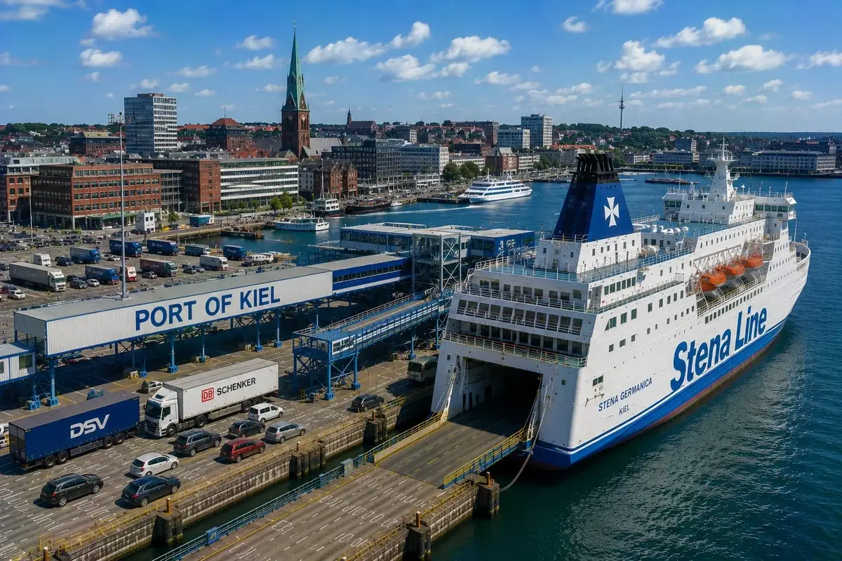 Färjeresa och hamninformation för Kiel–Klaipėda