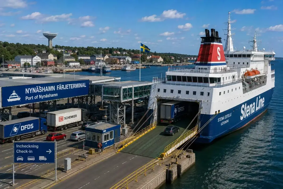 Färjeresa och hamninformation för Gdańsk–Nynäshamn