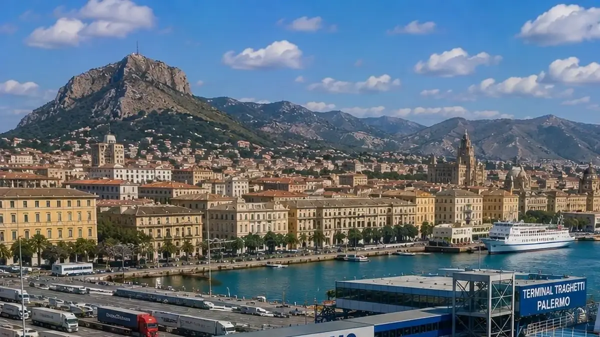 Färjeresa och hamninformation för Genua–Palermo