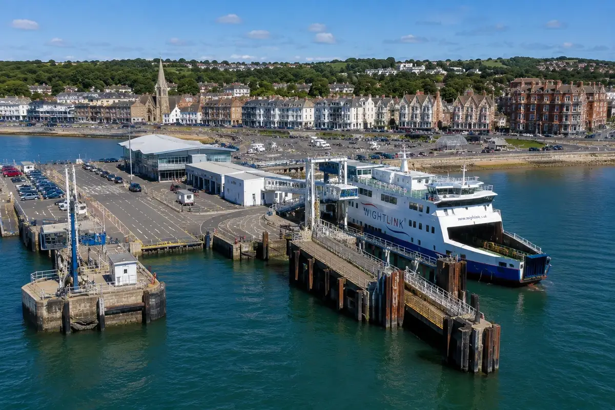 Färjeresa och hamninformation för Portsmouth Harbour–Ryde