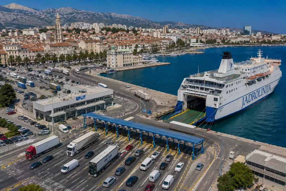 Färjeresa och hamninformation för Bari–Split