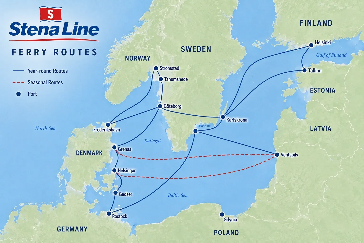 Stena Line – färjerederi och reseguide