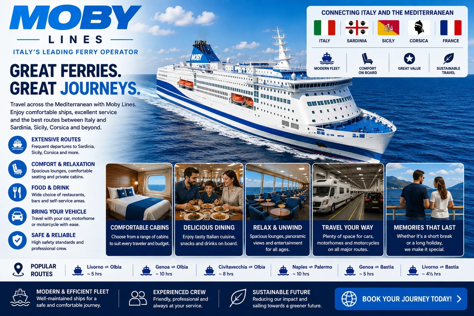 Moby Lines – färjerederi och reseguide