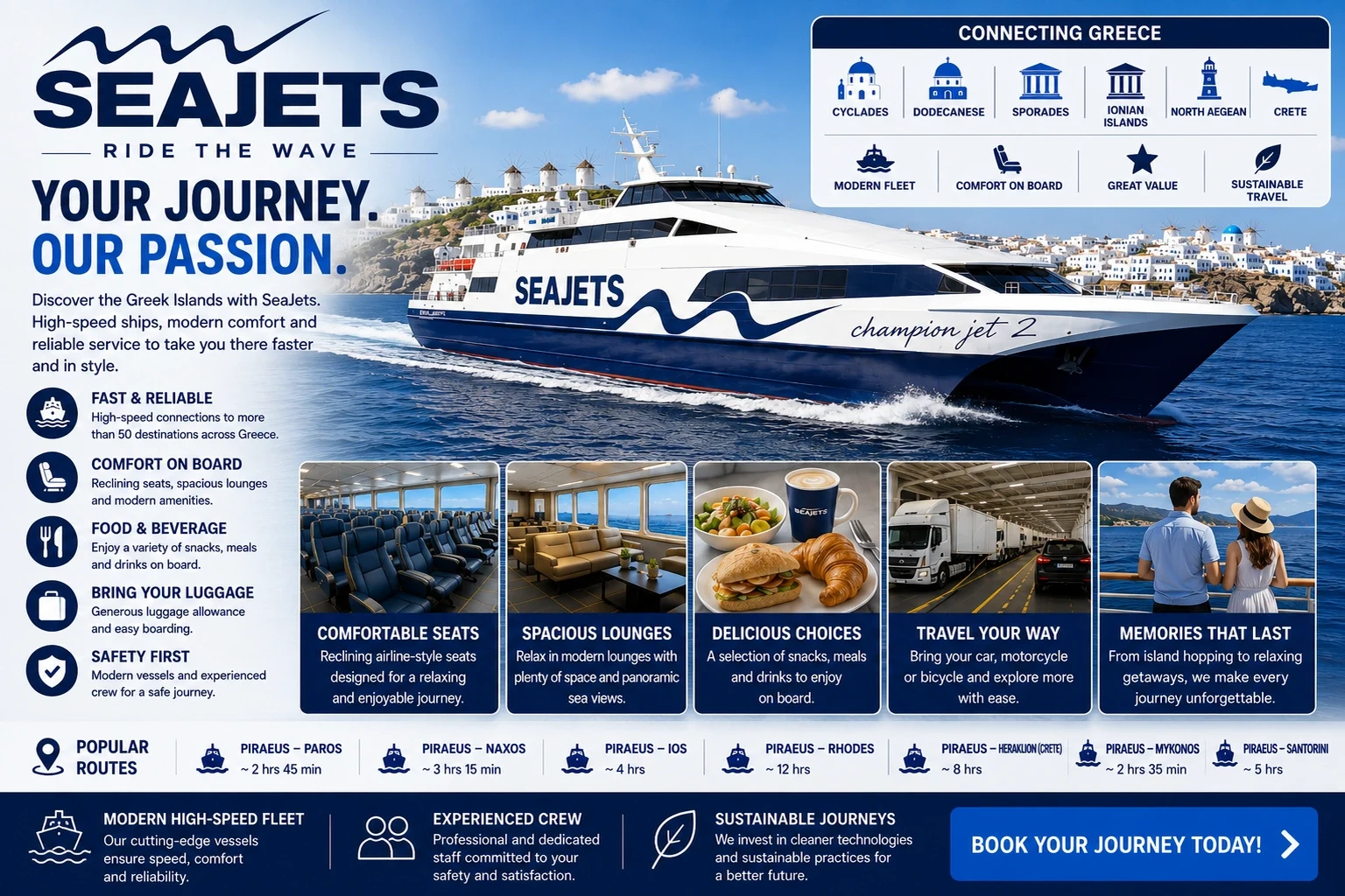 Seajets – färjerederi och reseguide