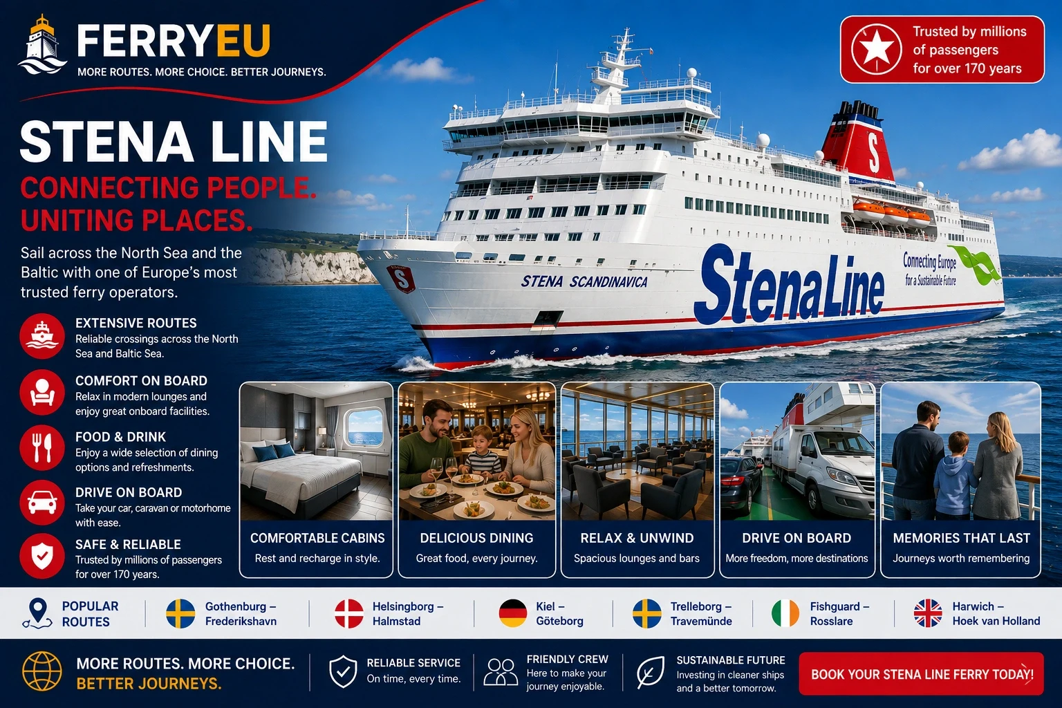 Stena Line – färjerederi och reseguide