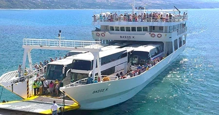 Färjeresa och hamninformation för Vasiliki, Lefkada–Frikes, Ithaca